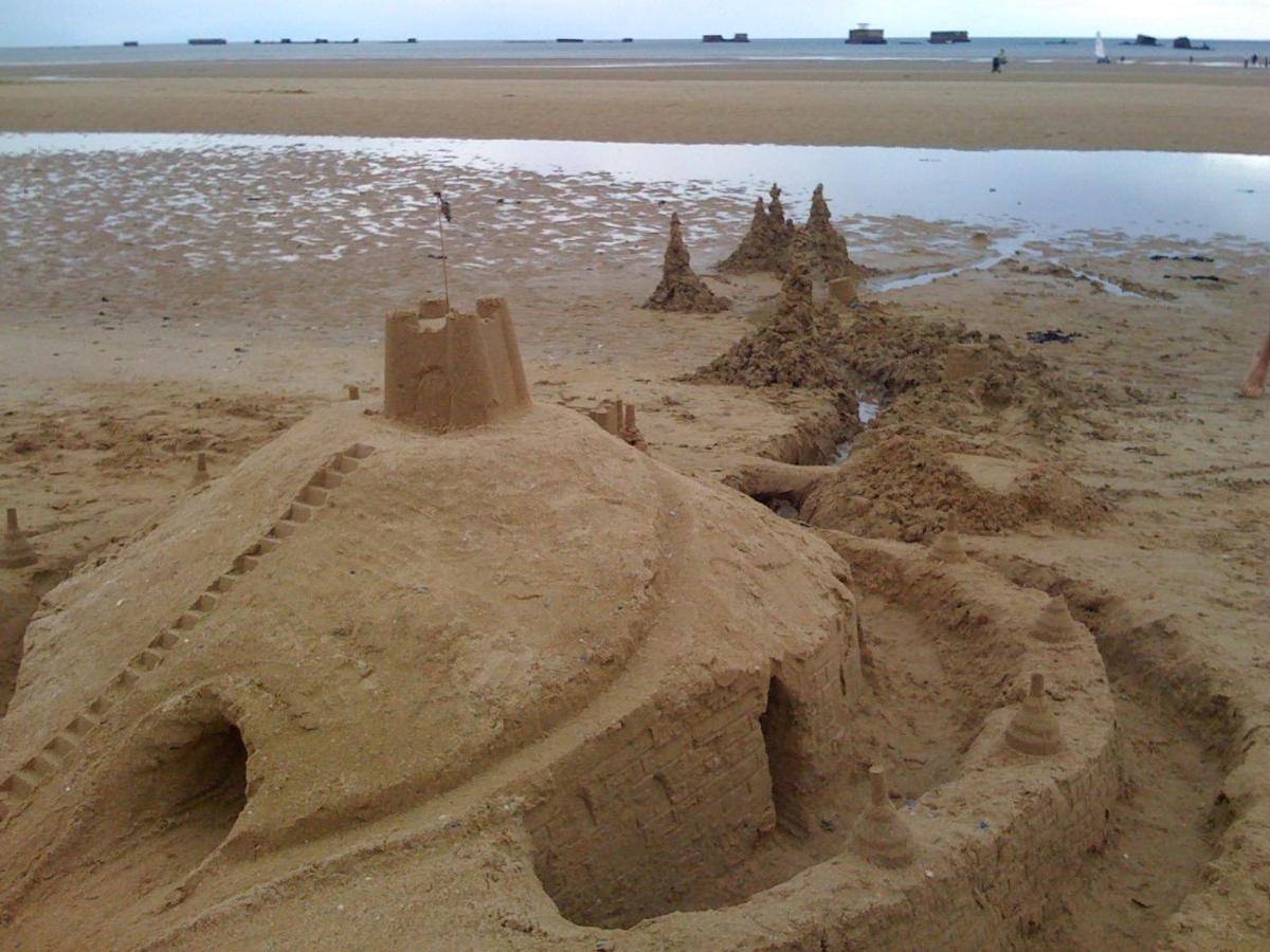 Villa Lumineuse En Front De Mer - Gold Beach Asnelles Bagian luar foto
