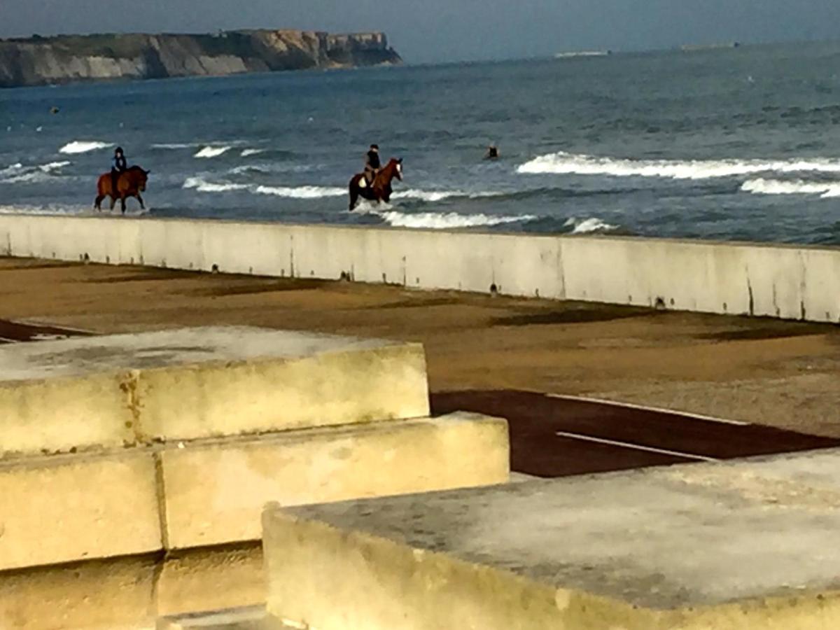 Villa Lumineuse En Front De Mer - Gold Beach Asnelles Bagian luar foto