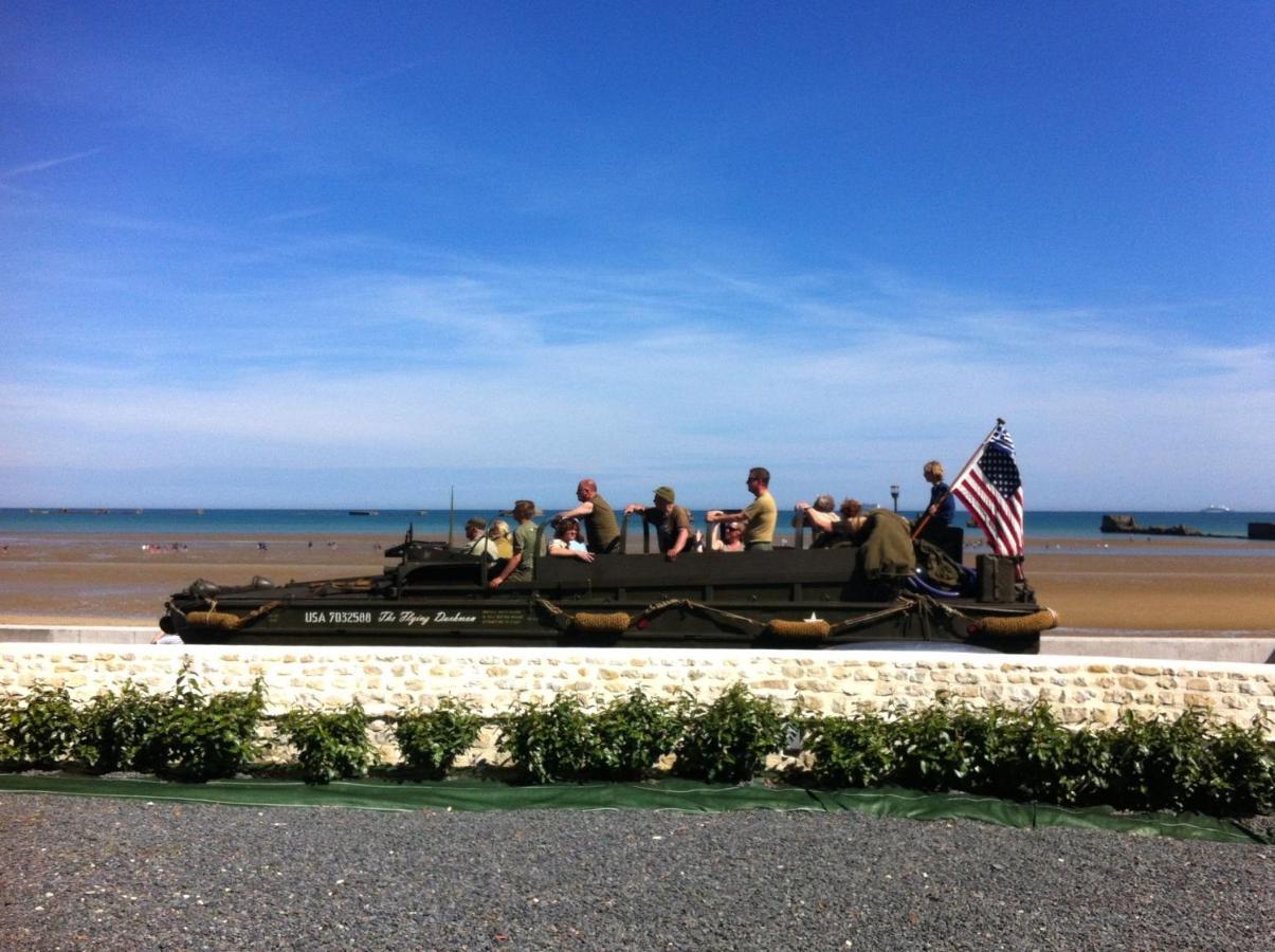 Villa Lumineuse En Front De Mer - Gold Beach Asnelles Bagian luar foto