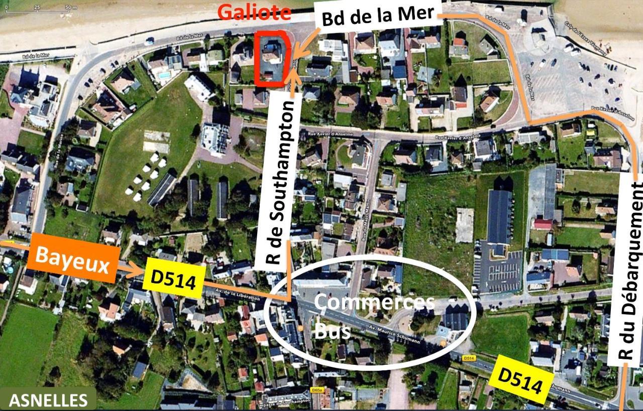 Villa Lumineuse En Front De Mer - Gold Beach Asnelles Bagian luar foto